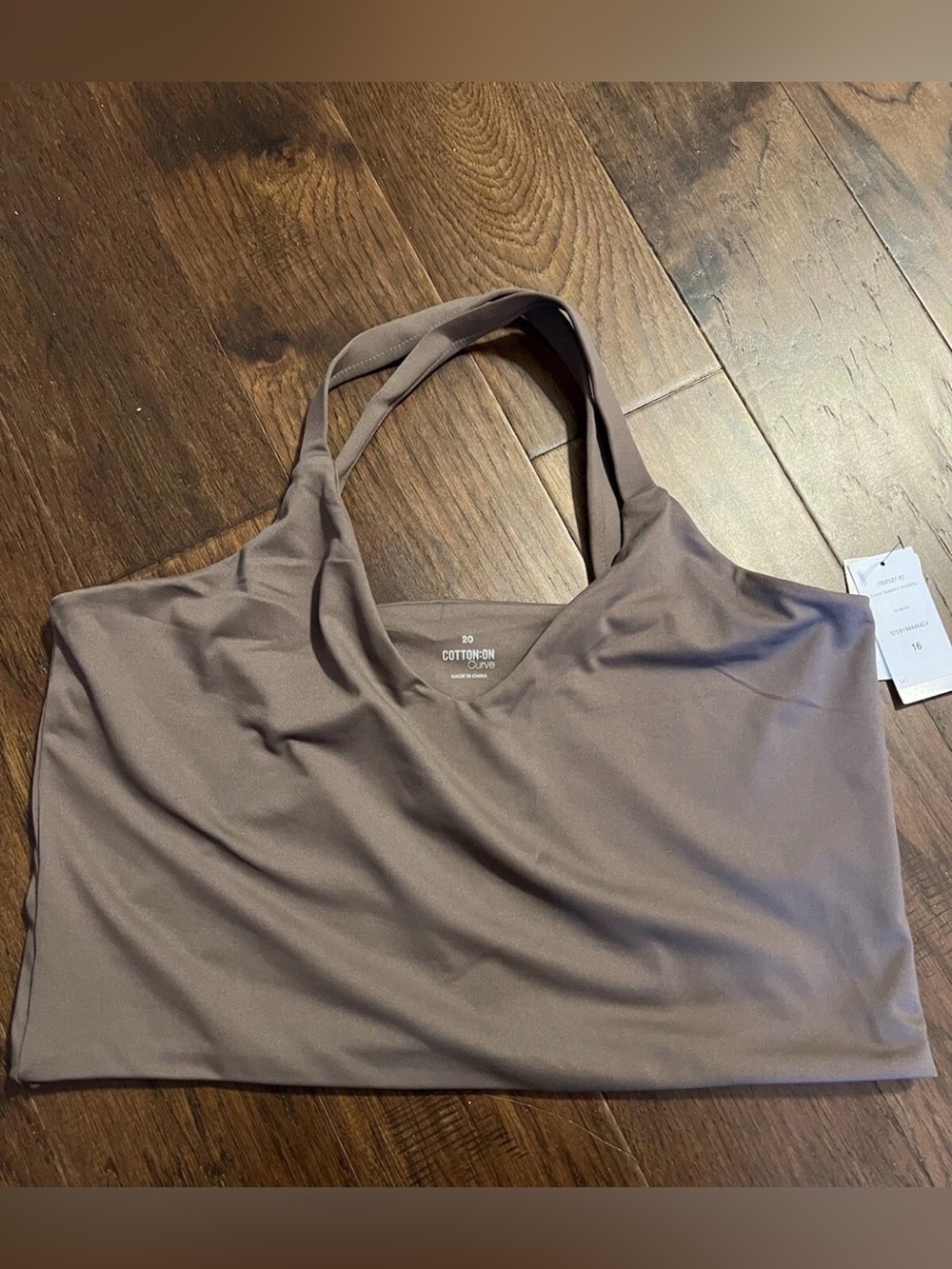 Cotton on Body Active Summer Bra - Brownie, US 16 - AUS 29, New MSRP $30